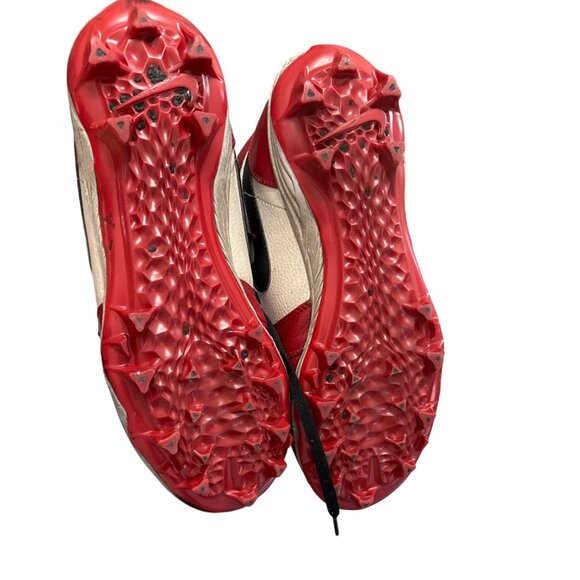 Nike Air Jordan 1 TD Retro Football Cleats Red/White/Black Size 11 Mens Shoes - Picture 8 of 9